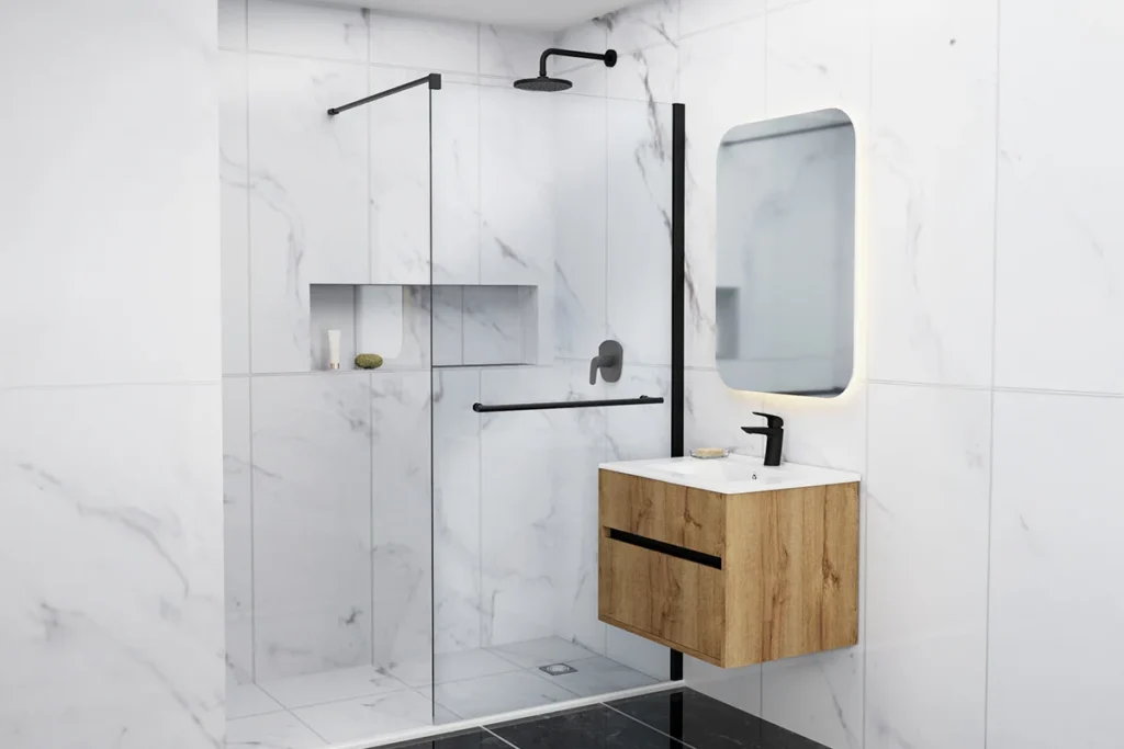 Mamparas de Ducha con Perfilería Negra: Tendencia en Contraste y Minimalismo